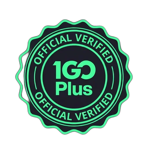 1GO Plus official verification seal